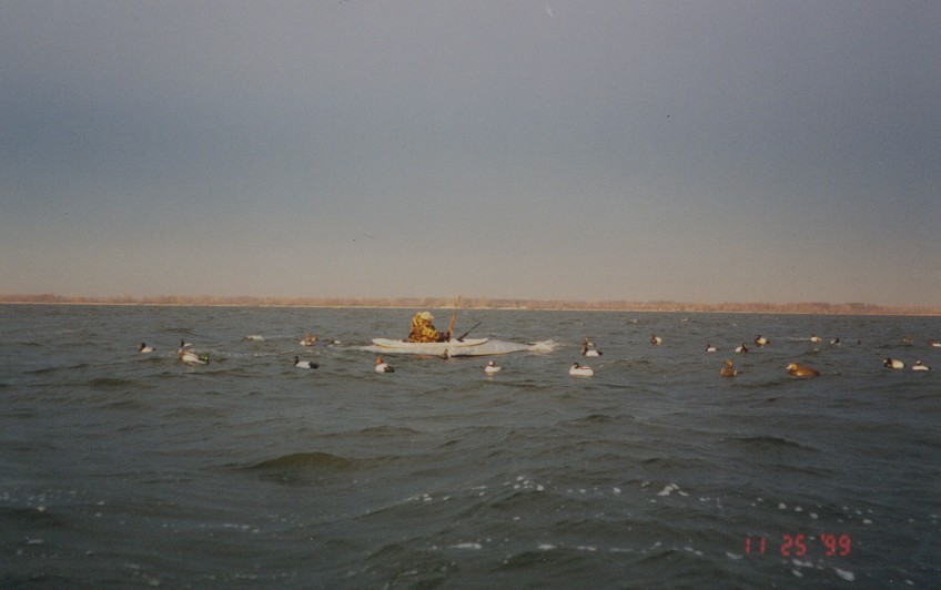 OnPartridge Lake duck hunting.